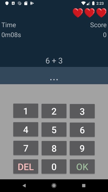 In Play mode, you have to race against the clock. make sure you you don't run out of lives!